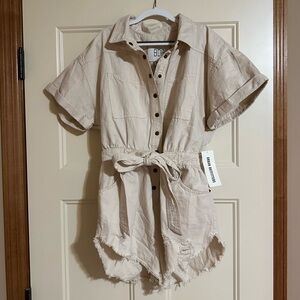 Urban Outfitters Denim Romper